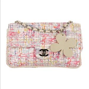 Chanel Tweed Print Flap Bag